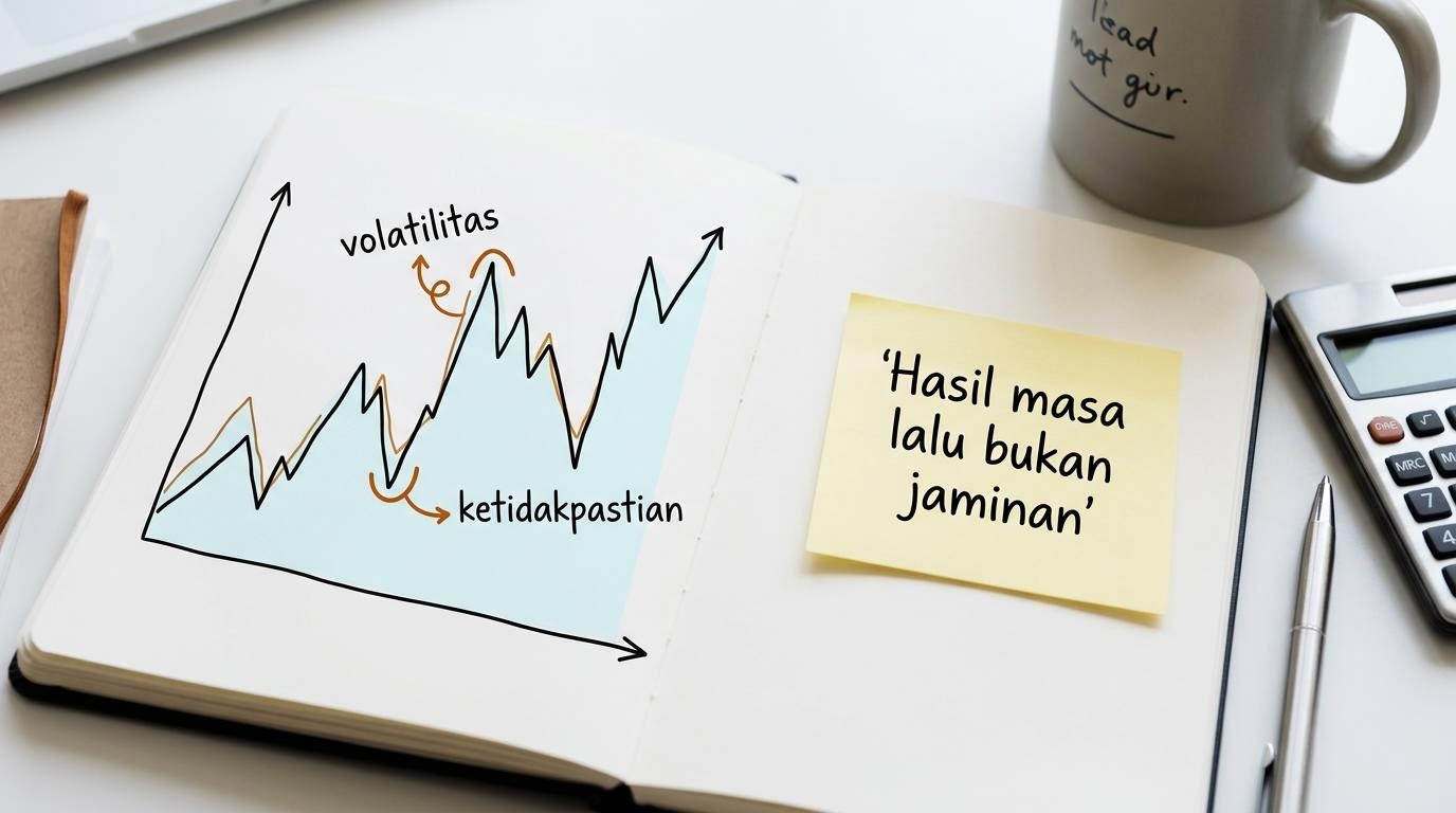 Catatan belajar risiko pasar dengan bagan sederhana variasi harga